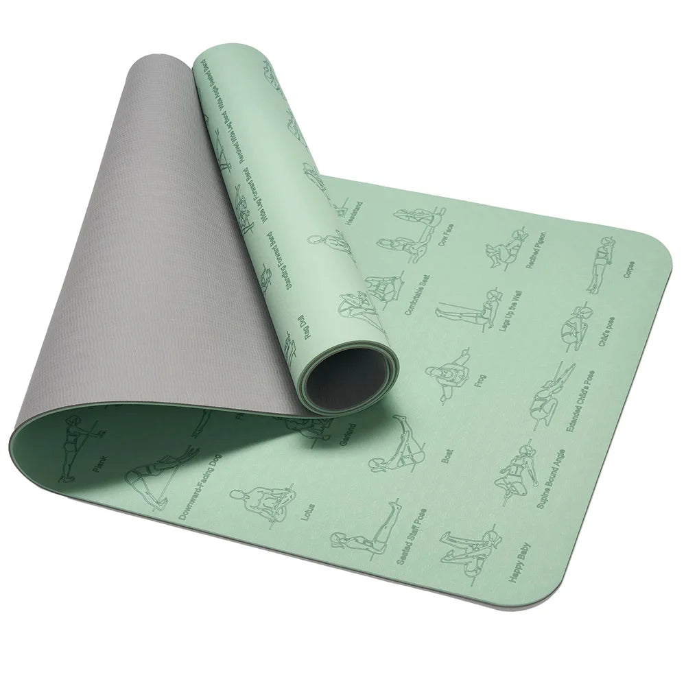 Eco-friendly Non-Slip Exercise Fitness Mat For Yoga and fitness