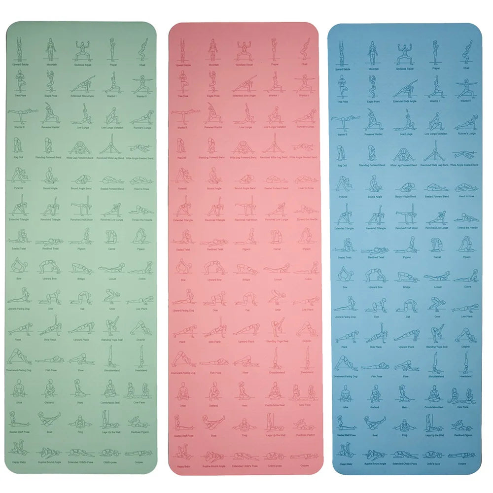 Eco-friendly Non-Slip Exercise Fitness Mat For Yoga and fitness